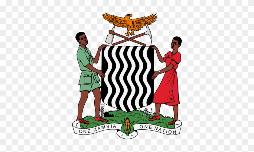 Coat Of Arms Of Zambia - Zambia Coat Of Arms Png