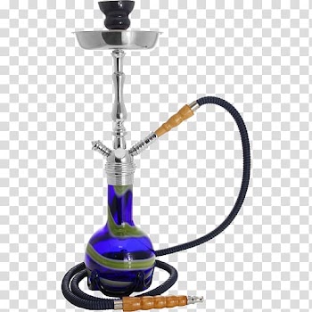 Cobalt blue Glass bottle, i love hookah transparent background PNG clipart
