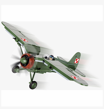 Cobi Minifig World War Ii Polish Fighter Plane Pzl - Pzl P 11 Cobi ...