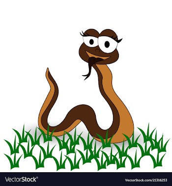 Cobra head - cartoon vector image