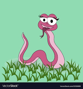 Cobra head - cartoon vector image