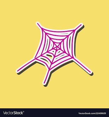 Cobweb icon outline of cobweb icon for web vector image