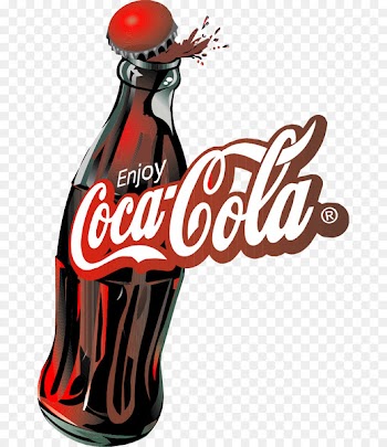 Coca-Cola Cherry Soft drink - Vector bottled Coca-Cola Beverages 