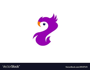 Cockatoo bird logo icon vector image