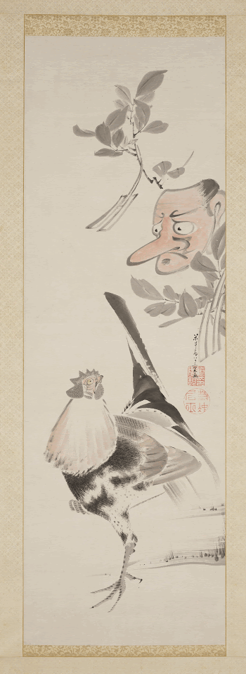 Cockerel and Tengu-MaskOriginal from the Minneapolis | Free Photo - rawpixel