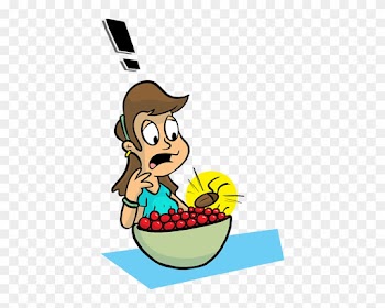 Cockroach On Food Clipart