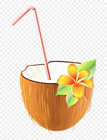 Cocktail, Coconut, Summer, Orange, Drink PNG