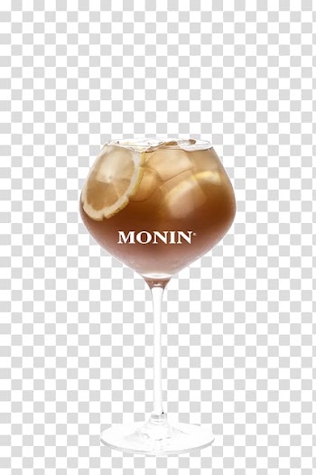 Cocktail Iced tea Syrup GEORGES MONIN SAS, lemon ice transparent background PNG clipart