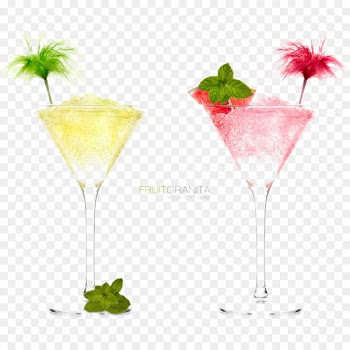 Cocktail Martini Mojito Vodka Granita - Color cocktail drink 