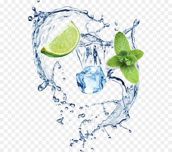 Cocktail Mojito Juice Caipirinha Slush - Spray,Water ripples 