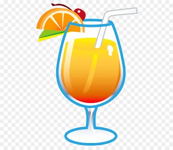Cocktail Orange drink Juice Fizzy Drinks Kefir - Emoji Drink 