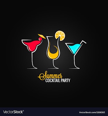  					Cocktail summer party design menu background vector&nbsp;image														
