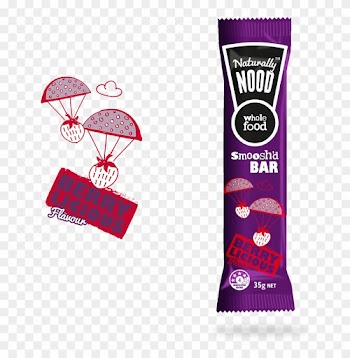 Cocoa &amp; Orange Tango Berry Licious Flavour - Naturally Nood Bar Berry Licious 4pk