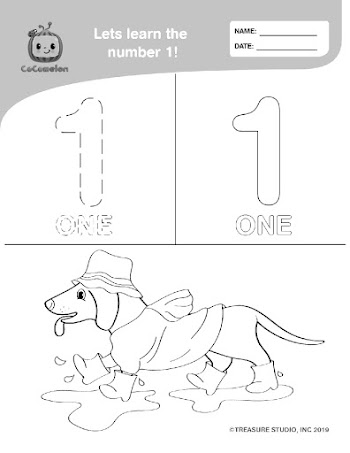 Cocomelon coloring page help learn with favorite characters