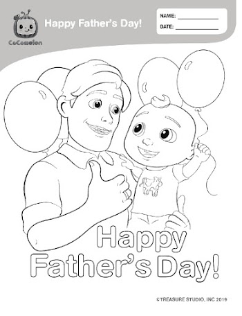 Cocomelon coloring page help learn with favorite characters