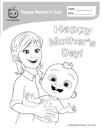 Cocomelon coloring page help learn with favorite characters