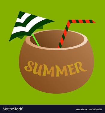 Coconut icon on white background coconut trendy vector image
