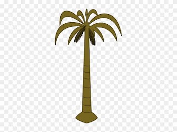 Coconut Palm Tree Clip Art At Clker - Palm Tree Clip Art