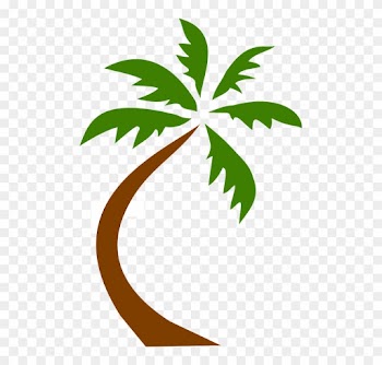 Coconut Tree Animated 9, - Palm Tree Clip Art Png