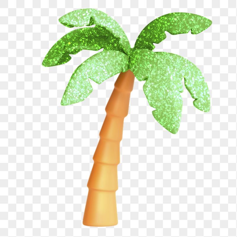 Coconut tree png sticker, 3D | Free PNG - rawpixel