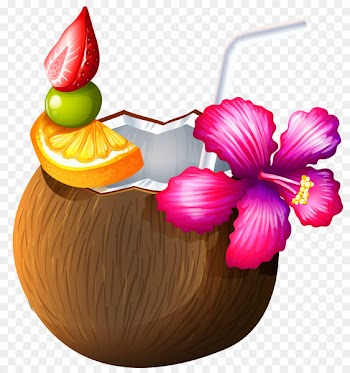 Coconut water Blue Hawaii Cuisine of Hawaii Cocktail Blue Lagoon - hibiscus 