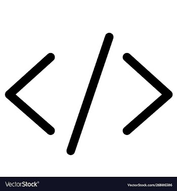 Code coding development programming web icon vector image