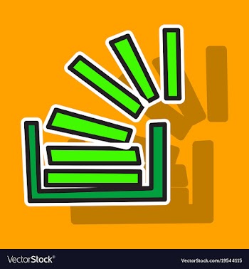 Code logo overlow social social media stack vector image
