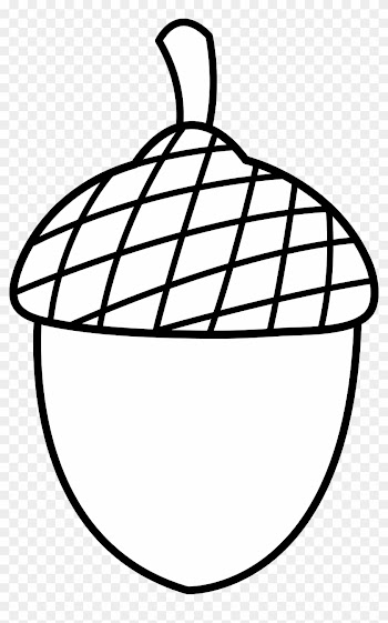Codes For Insertion - Acorn Black And White Clipart