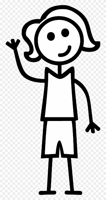 Codes For Insertion - Girl Stick Figure Transparent