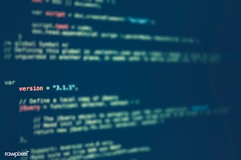 Coding on a computer screen | Free public domain photo - 432378