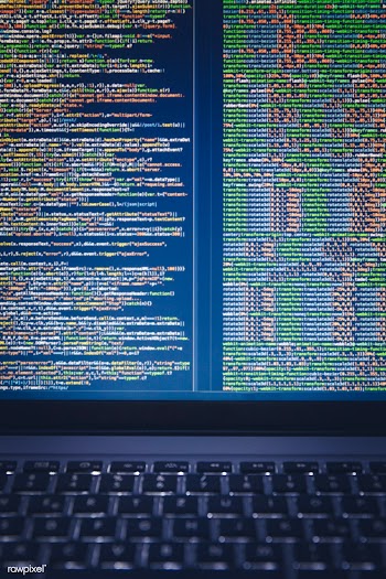 Coding on a computer screen | Free public domain photo - 432706