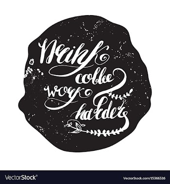 Coffe and work lettering vector image