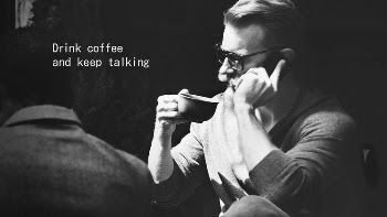 Coffee addict banner template, man | Free PSD Template - rawpixel