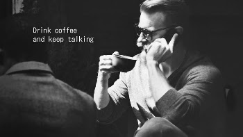 Coffee addict banner template, man | Free Vector Template - rawpixel
