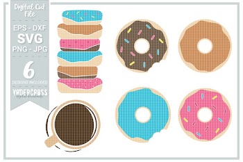Coffee and Donuts SVG Bundle