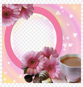 Coffee And Flowers Frame By Venicet - Good Morning Tamil Bible Words
