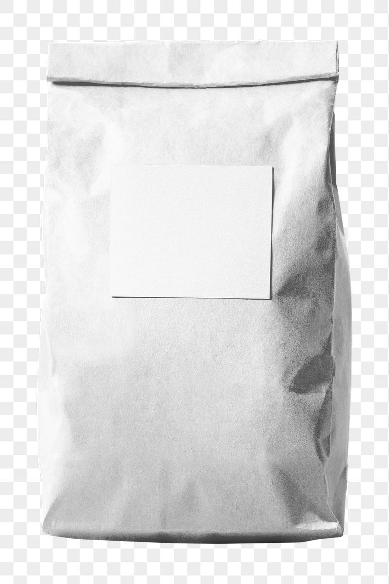 Coffee bag png sticker, white | Free PNG - rawpixel