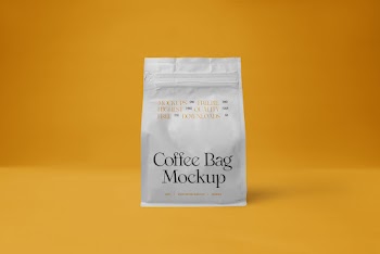 Coffee Bag PSD Mockup