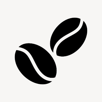 Coffee bean, cafe icon, flat | Free Icons - rawpixel