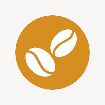 Coffee bean, cafe icon, flat | Free Icons - rawpixel