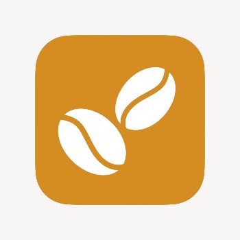 Coffee bean, cafe icon, flat | Free Icons - rawpixel