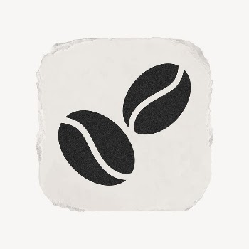 Coffee bean, cafe icon, ripped | Free Icons - rawpixel