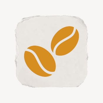 Coffee bean, cafe icon, ripped | Free Icons - rawpixel