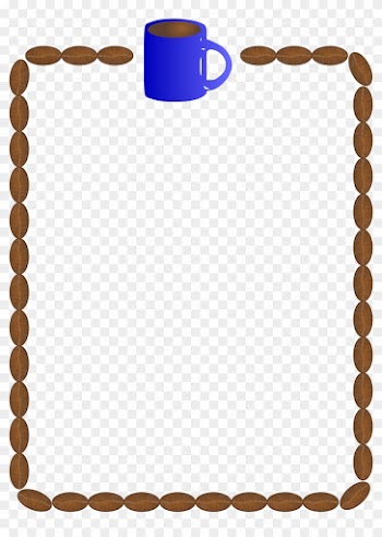 Coffee Bean Clip Art Borders - Clip Art Coffee Bean Border