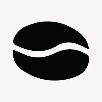Coffee bean icon collage element | Free Vector Illustration - rawpixel
