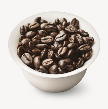 Coffee bean sticker, organic food | Free PSD - rawpixel