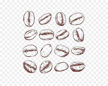 Coffee bean Tea Cafe - Coffee beans printing 