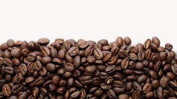 Coffee beans border collage element, | Free PSD - rawpixel