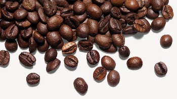 Coffee beans border collage element, | Free PSD - rawpixel