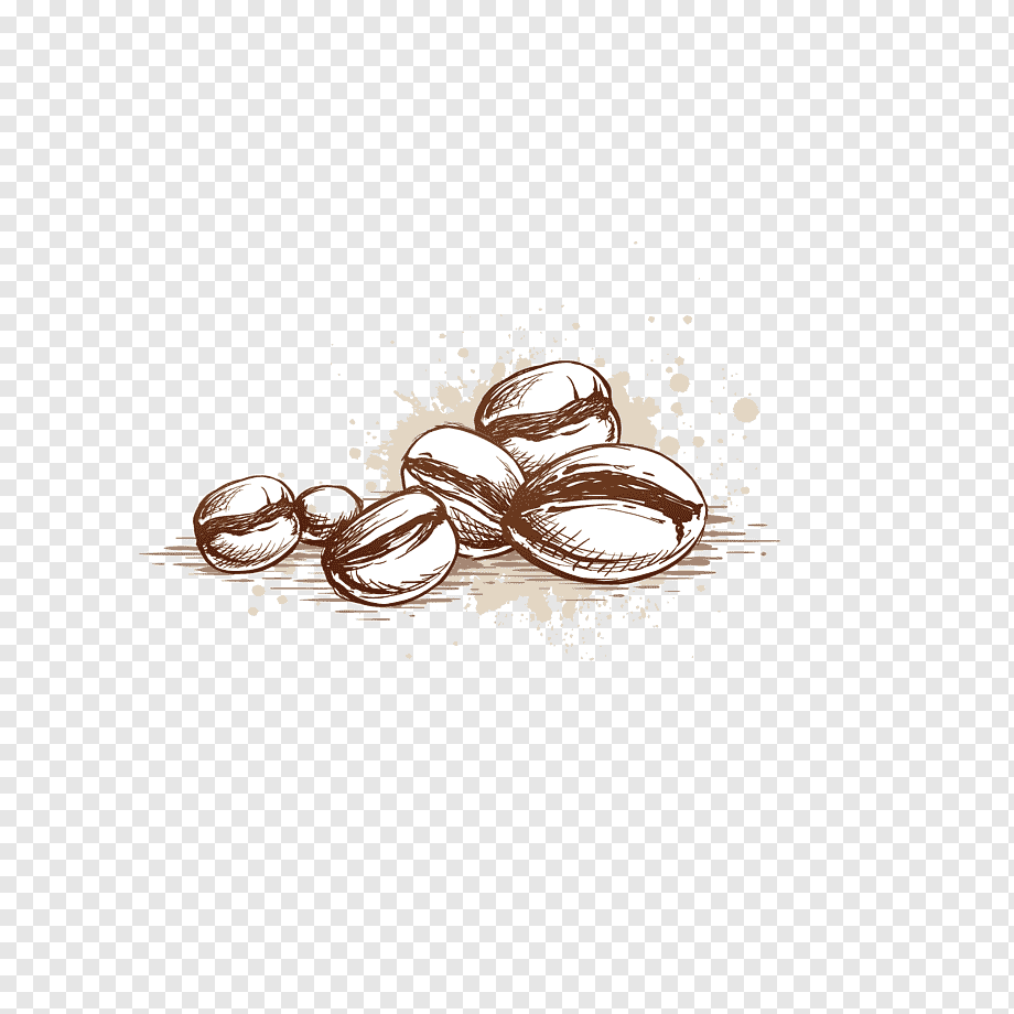 coffee beans illustration, Coffee cup Cafe Coffee bean, coffee beans, brown, food, web Design png
